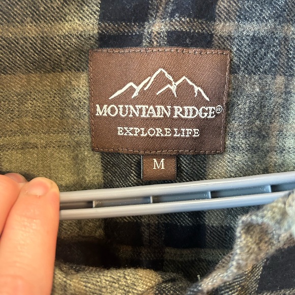 Mountain Ridge Green and Black Plaid Shirt - Picture 2 of 3
